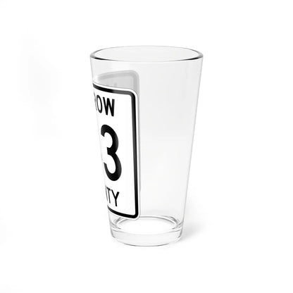 Morrow County Route 143 OH (Ohio) (Road Sign) Pint Glss 16oz - Go Mug Yourself