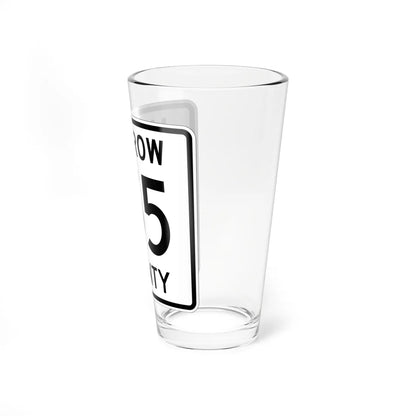 Morrow County Route 155 OH (Ohio) (Road Sign) Pint Glss 16oz - Go Mug Yourself