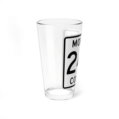 Morrow County Route 242 OH (Ohio) (Road Sign) Pint Glass 16oz - Go Mug Yourself