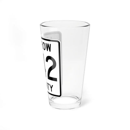 Morrow County Route 242 OH (Ohio) (Road Sign) Pint Glss 16oz - Go Mug Yourself