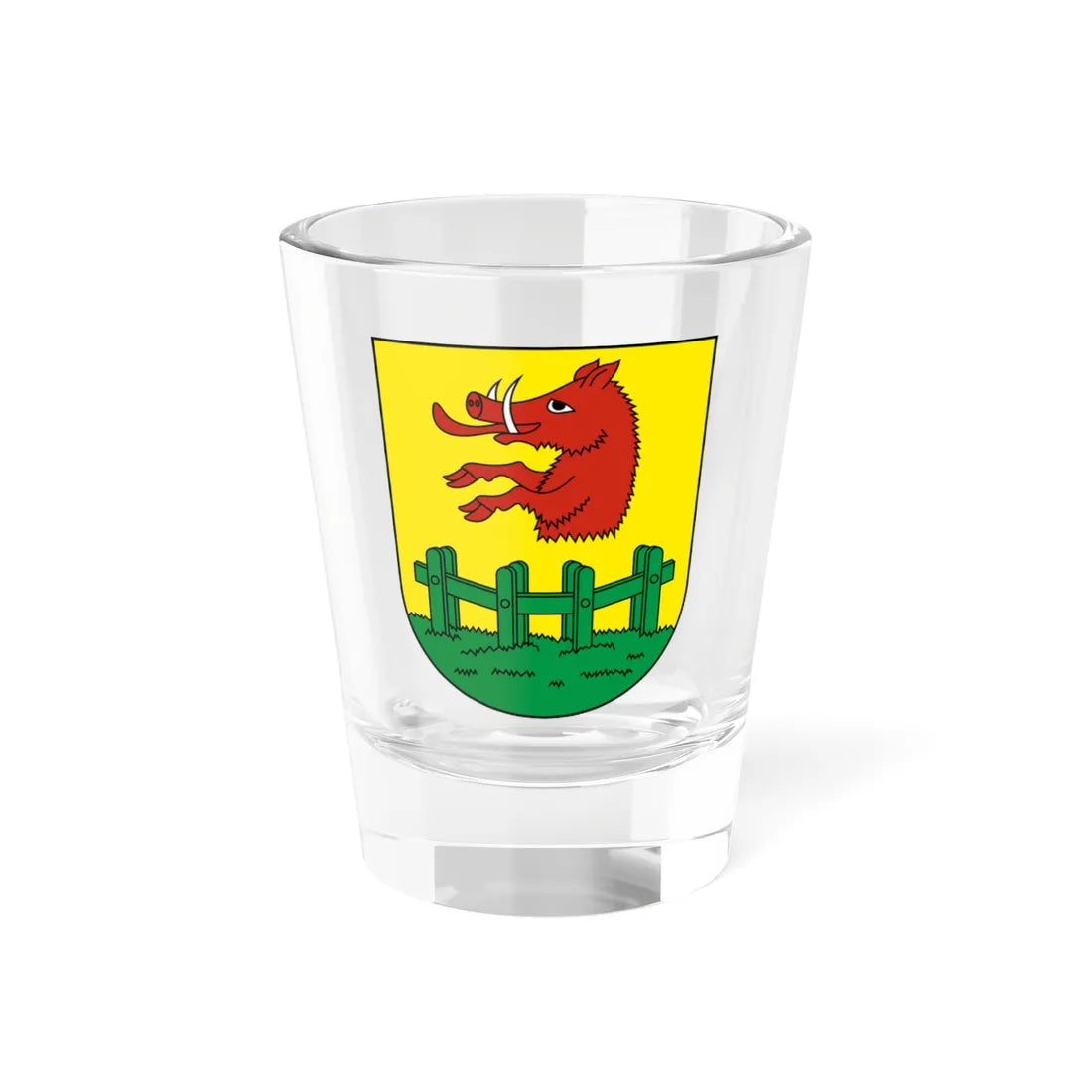Morschach-blazon (Switzerland) (Coat of Arms) Shot Glass 1.5oz 1.5oz - Go Mug Yourself