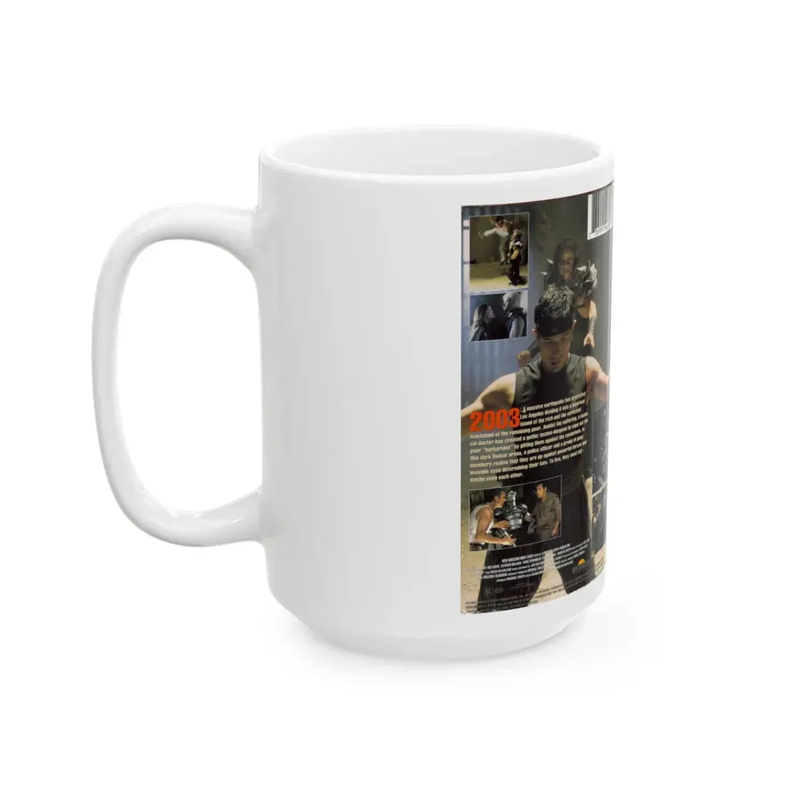 MORTAL CHALLENGE (VHS COVER) - White Coffee Mug - Go Mug Yourself