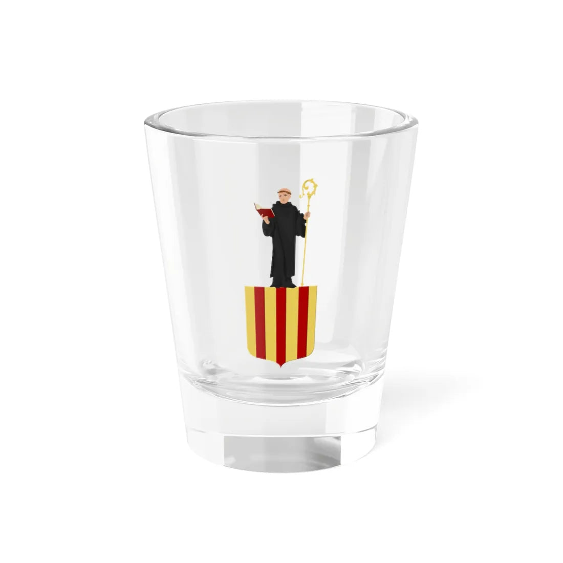 Mortsel wapen1 (Belgium) (Coat of Arms) Shot Glass 1.5oz 1.5oz - Go Mug Yourself