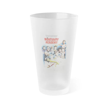 MORTUARY ACADEMY 1988 Movie Poster - Frosted Pint Glass 16oz-16oz-Frosted-Go Mug Yourself