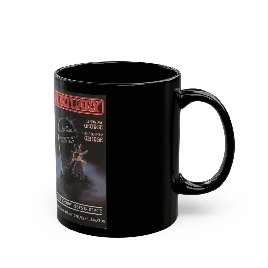 MORTUARY (VHS COVER) - Black Coffee Mug - Go Mug Yourself