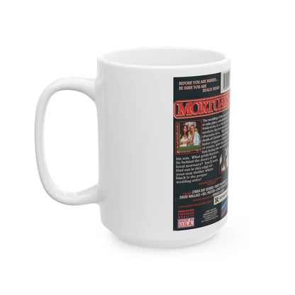 MORTUARY (VHS COVER) - White Coffee Mug-Go Mug Yourself