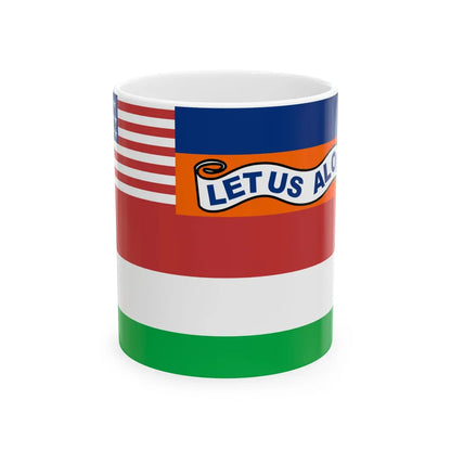 Mosely Flag of Florida 1845 (United States) White Coffee Mug 11oz - Go Mug Yourself