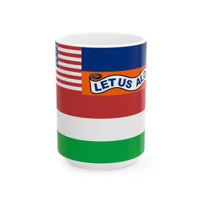 Mosely Flag of Florida 1845 (United States) White Coffee Mug 15oz - Go Mug Yourself