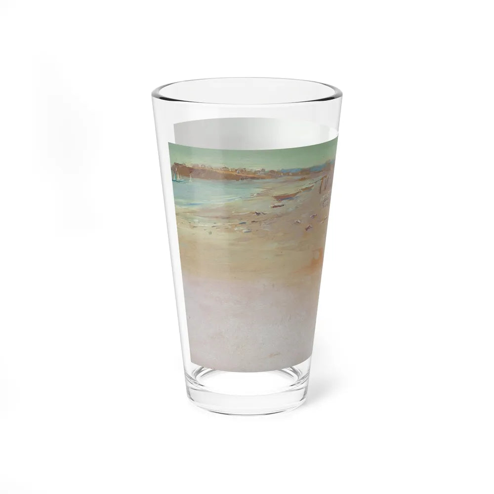 Moss Houses Peggoty Beach, American Magazine story illustration, 1914 (Magazine Illustration) Pint Glass 16oz-Go Mug Yourself