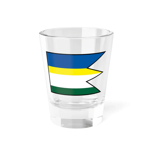 Most Pri Bratislave Senec Flag (Slovakia) Shot Glass 1.5oz 1.5oz - Go Mug Yourself