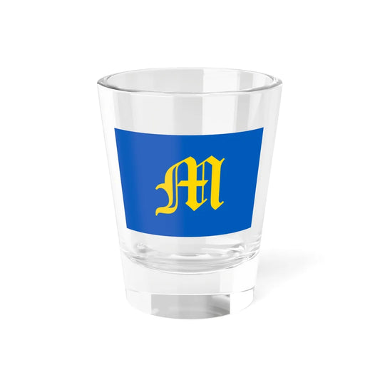 Mostyska Raion flag (Ukraine) Shot Glass 1.5oz 1.5oz - Go Mug Yourself