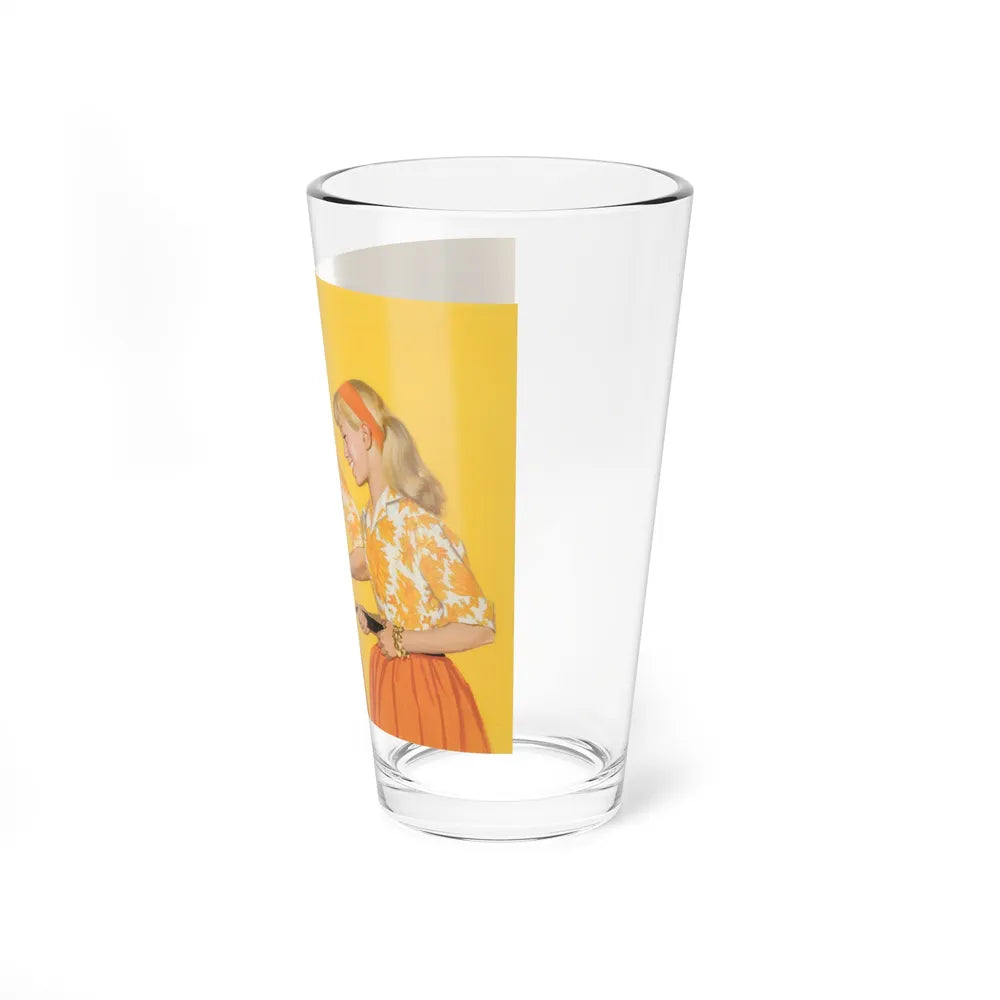 Mother and Daughter, Post Cereal Advertisement, 1958 (Magazine Illustration) Pint Glass 16oz-Go Mug Yourself