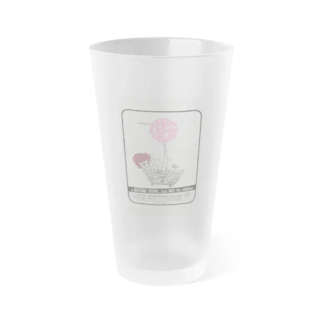 MOTHER GOOSE A GO GO 1966 Movie Poster - Frosted Pint Glass 16oz 16oz Frosted - Go Mug Yourself