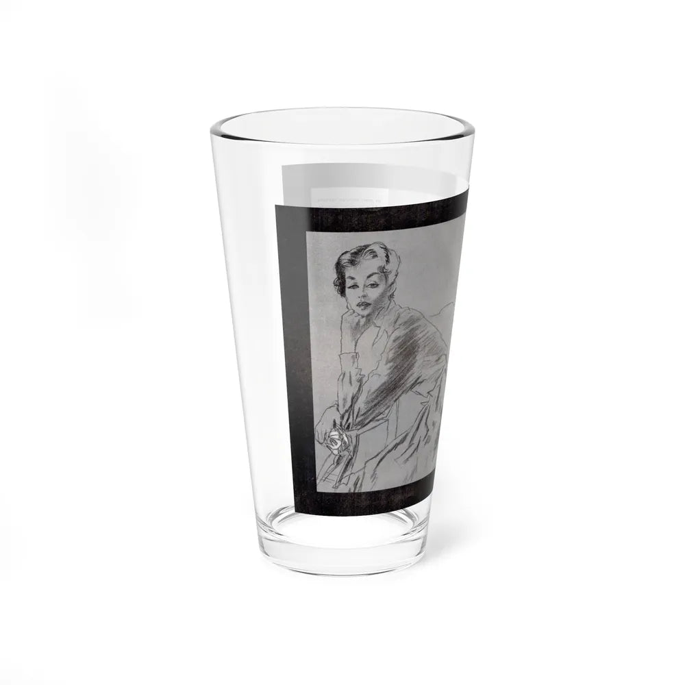 Mother In Law (1), Cosmopolitan, February 1954 (Magazine Illustration) Pint Glass 16oz-Go Mug Yourself