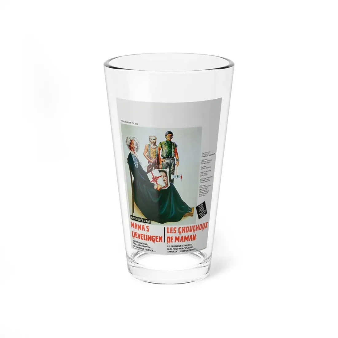 MOTHER'S DAY (BELGIAN) 1980 Movie Poster - Pint Glass 16oz 16oz - Go Mug Yourself