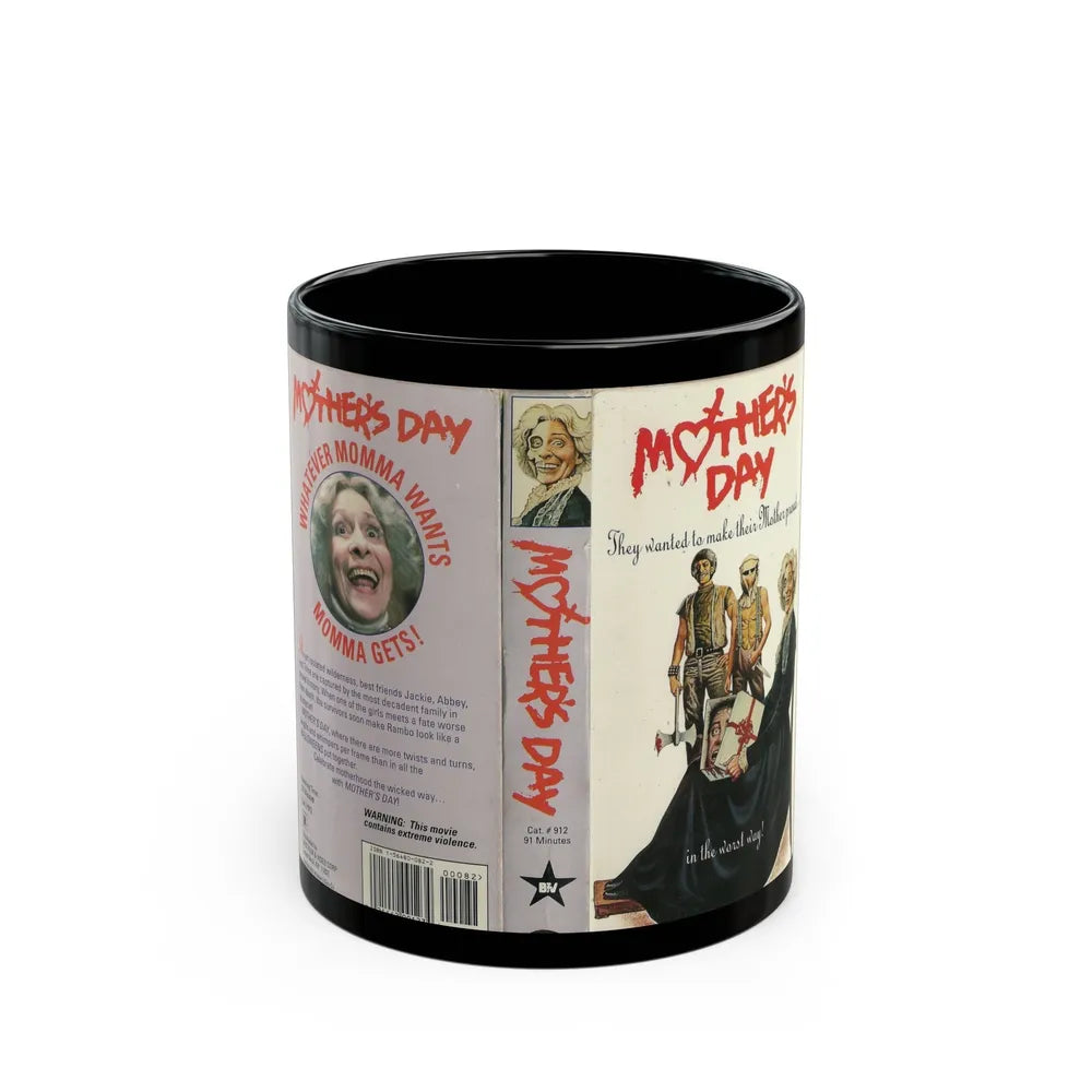 MOTHERS DAY BEST FILMS & VIDEO CORP (VHS COVER) - Black Coffee Mug-11oz-Go Mug Yourself