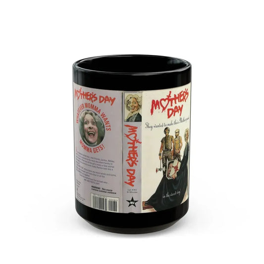 MOTHERS DAY BEST FILMS & VIDEO CORP (VHS COVER) - Black Coffee Mug 15oz - Go Mug Yourself