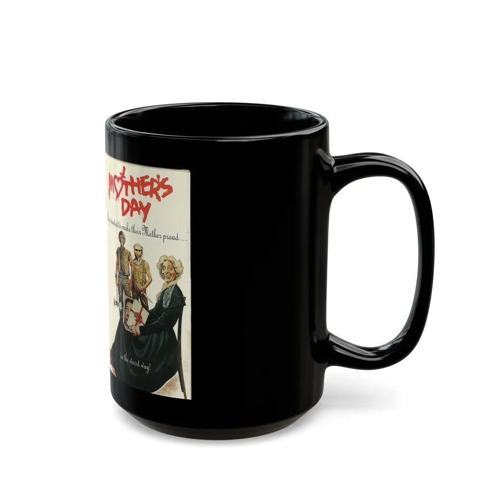 MOTHERS DAY BEST FILMS & VIDEO CORP (VHS COVER) - Black Coffee Mug-Go Mug Yourself