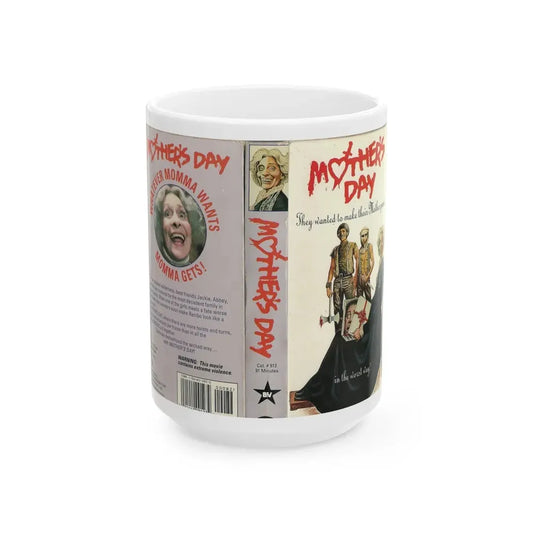 MOTHERS DAY BEST FILMS & VIDEO CORP (VHS COVER) - White Coffee Mug 15oz - Go Mug Yourself