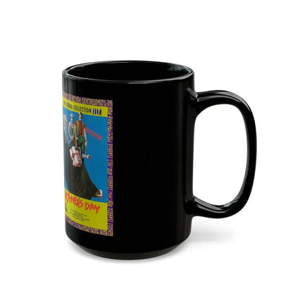 MOTHERS DAY TROMA (VHS COVER) - Black Coffee Mug - Go Mug Yourself