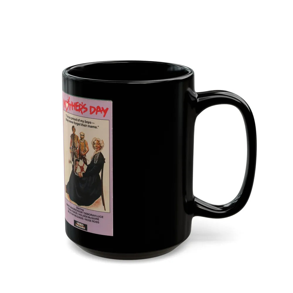 MOTHERS DAY (VHS COVER) - Black Coffee Mug-Go Mug Yourself