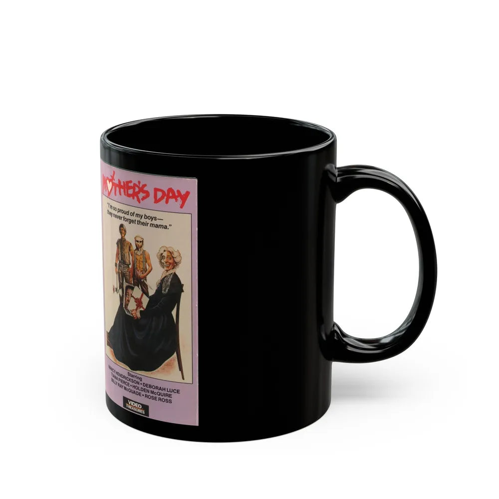 MOTHERS DAY (VHS COVER) - Black Coffee Mug-Go Mug Yourself