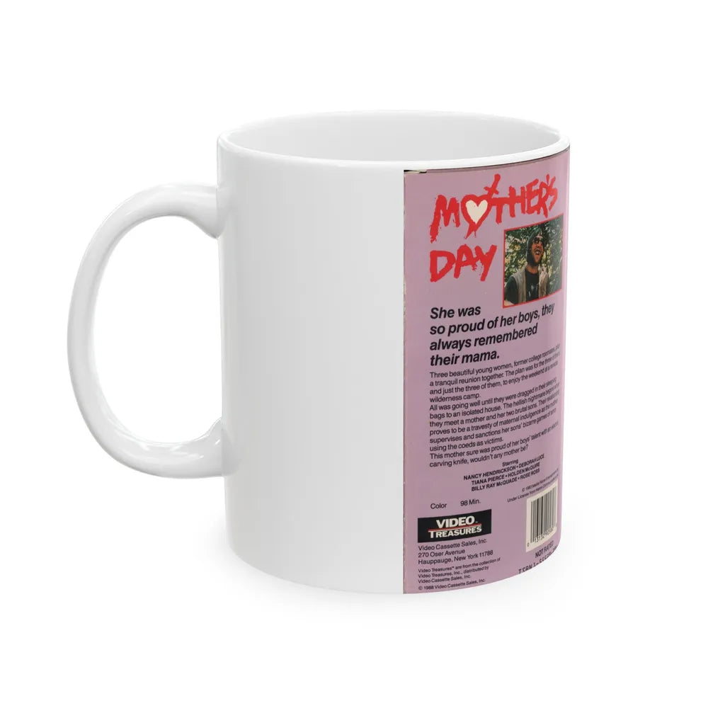 MOTHERS DAY (VHS COVER) - White Coffee Mug-Go Mug Yourself