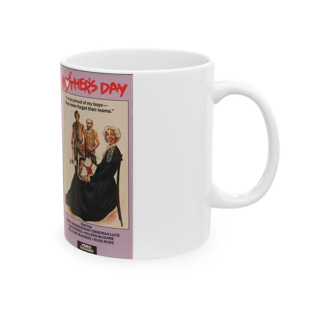 MOTHERS DAY (VHS COVER) - White Coffee Mug-Go Mug Yourself