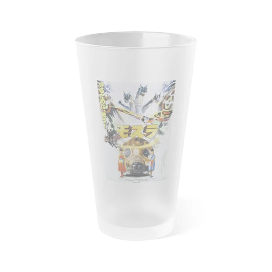 MOTHRA 1996 Movie Poster - Frosted Pint Glass 16oz-16oz-Frosted-Go Mug Yourself