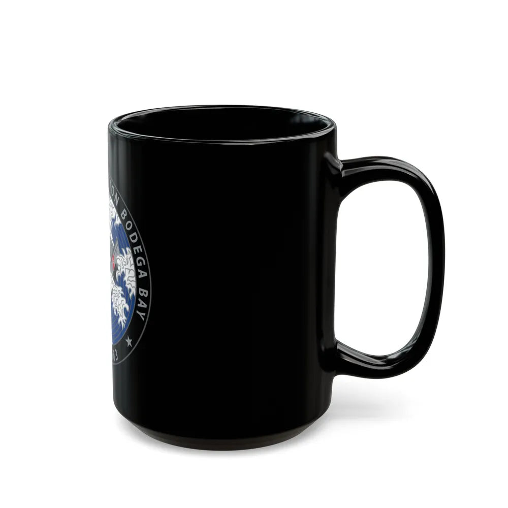 Motor Life Station Bodega Bay (U.S. Coast Guard) Black Coffee Mug-Go Mug Yourself