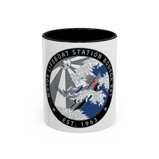Motor Life Station Bodega Bay (U.S. Coast Guard) Accent Coffee Mug 11oz Black - Go Mug Yourself
