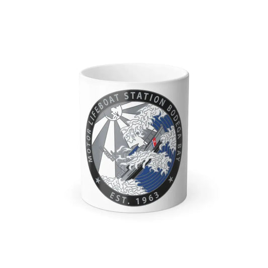 Motor Life Station Bodega Bay (U.S. Coast Guard) Color Changing Coffee Mug 11oz - Go Mug Yourself