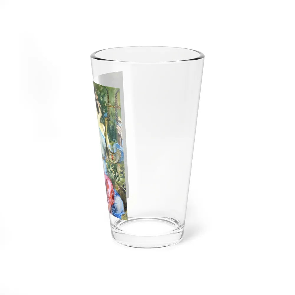 Motor Magazine Cover (Magazine Illustration) Pint Glass 16oz-Go Mug Yourself