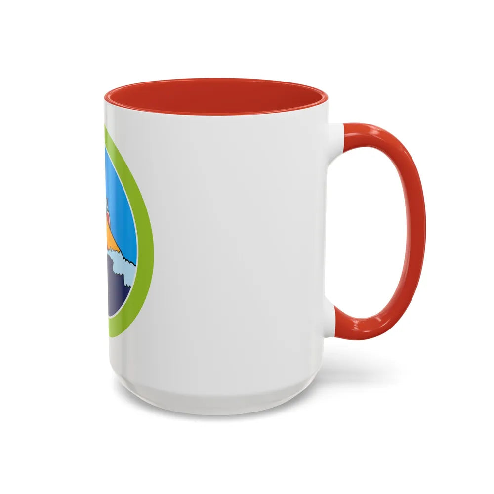 Motorboating (Boy Scout Merit Badge) Accent Coffee Mug-Go Mug Yourself