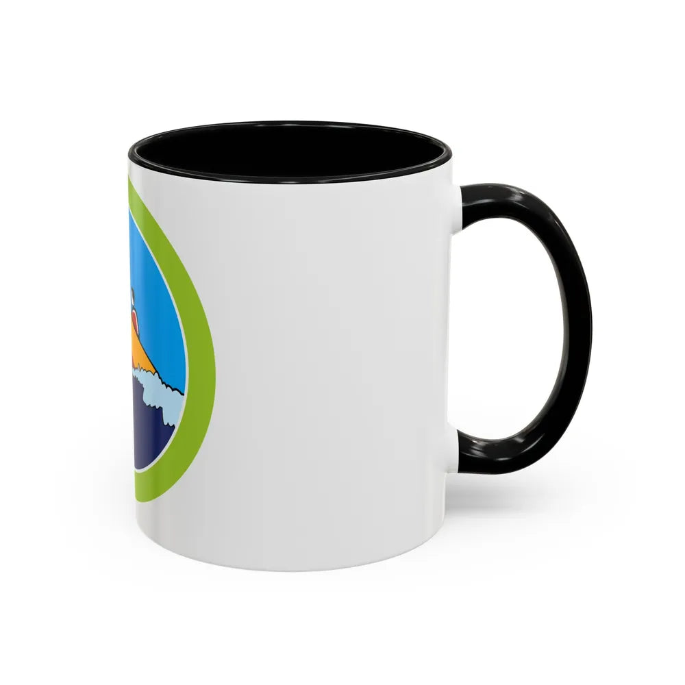 Motorboating (Boy Scout Merit Badge) Accent Coffee Mug-Go Mug Yourself