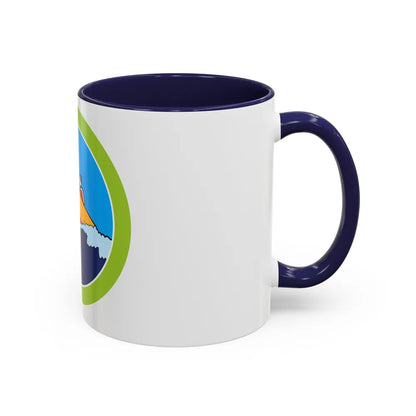 Motorboating (Boy Scout Merit Badge) Accent Coffee Mug-Go Mug Yourself