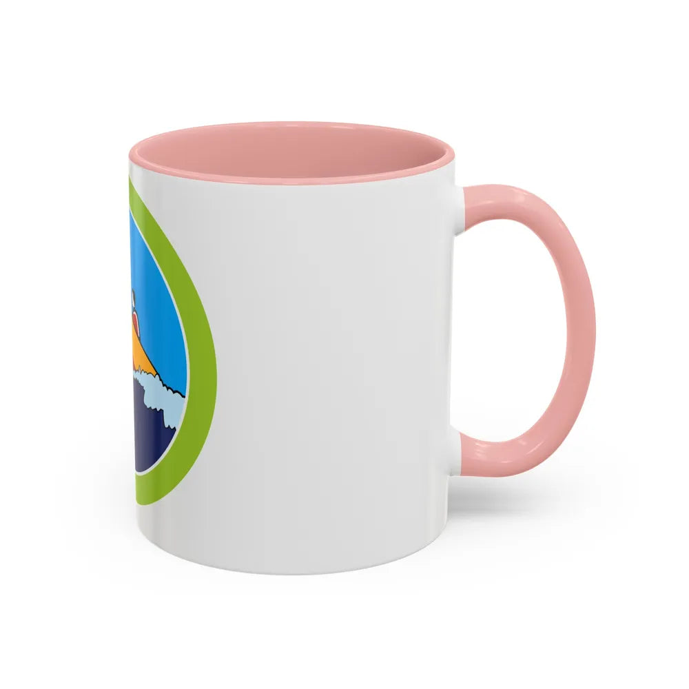 Motorboating (Boy Scout Merit Badge) Accent Coffee Mug-Go Mug Yourself