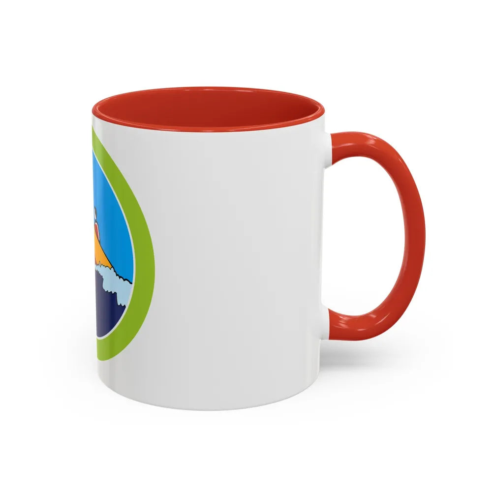 Motorboating (Boy Scout Merit Badge) Accent Coffee Mug-Go Mug Yourself