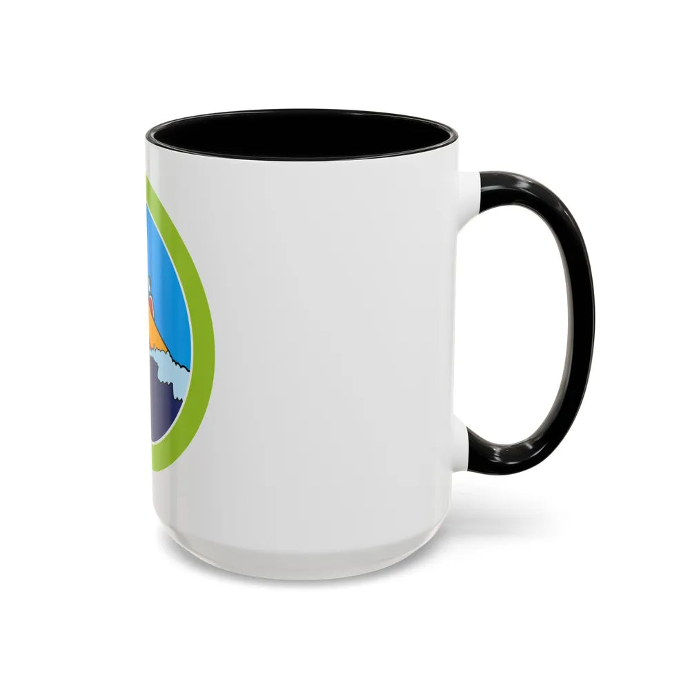 Motorboating (Boy Scout Merit Badge) Accent Coffee Mug-Go Mug Yourself