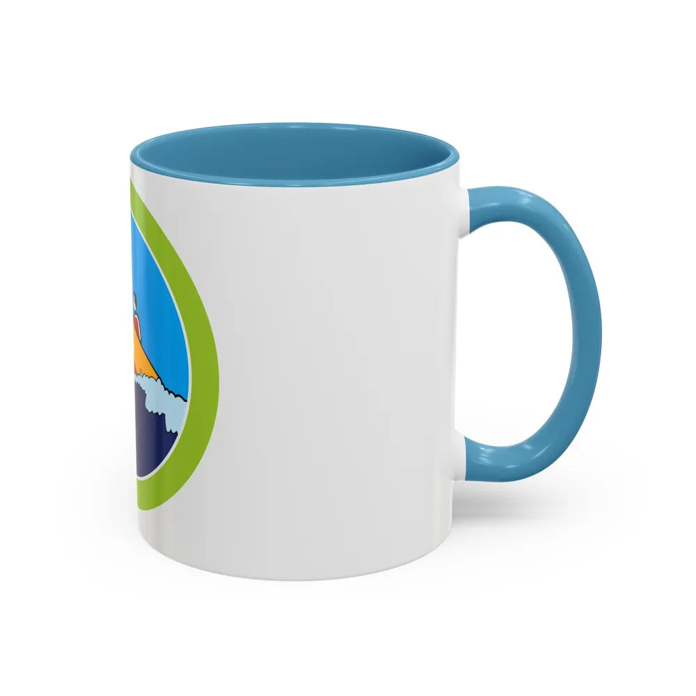 Motorboating (Boy Scout Merit Badge) Accent Coffee Mug-Go Mug Yourself