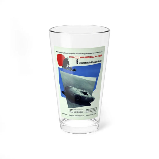 Motorsport Poster 10 - Pint Glass 16oz-16oz-Go Mug Yourself