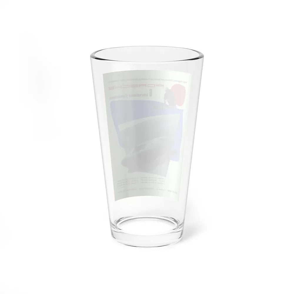 Motorsport Poster 10 - Pint Glass 16oz-Go Mug Yourself