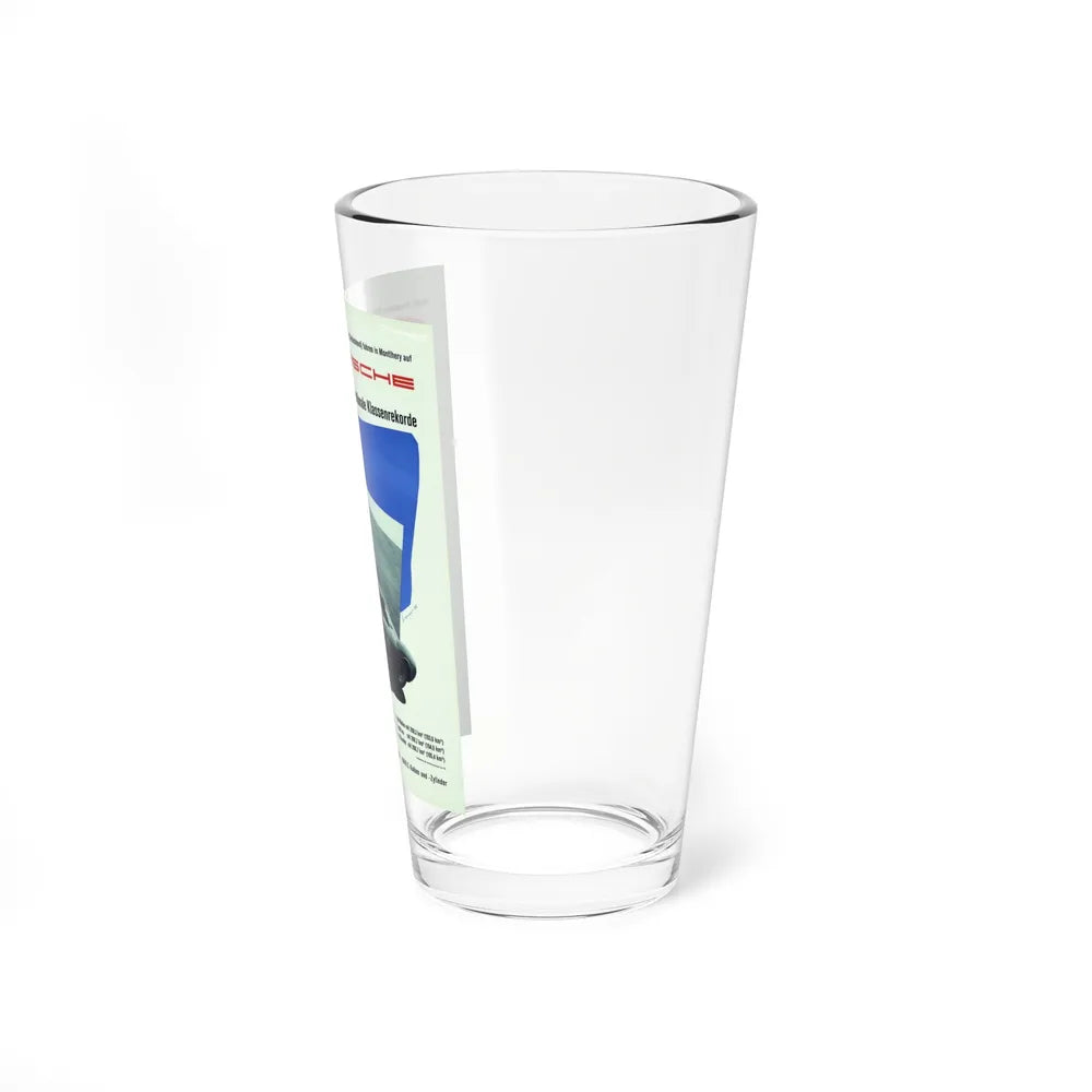 Motorsport Poster 10 - Pint Glass 16oz-Go Mug Yourself