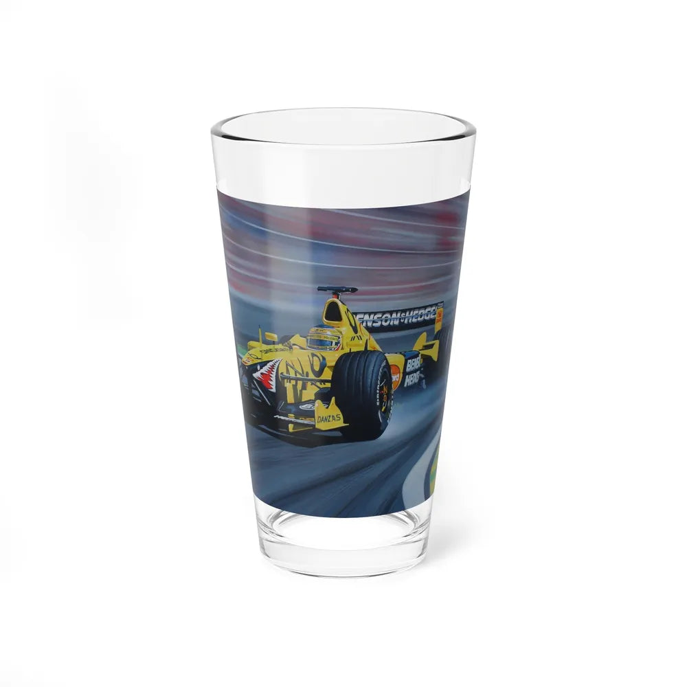 Motorsport Poster 102 - Pint Glass 16oz-16oz-Go Mug Yourself