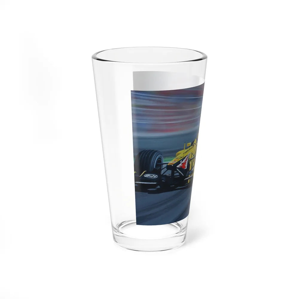 Motorsport Poster 102 - Pint Glass 16oz-Go Mug Yourself