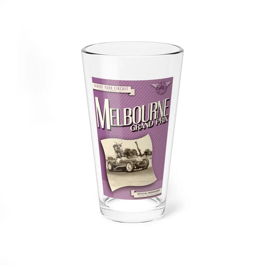 Motorsport Poster 105 - Pint Glass 16oz-16oz-Go Mug Yourself