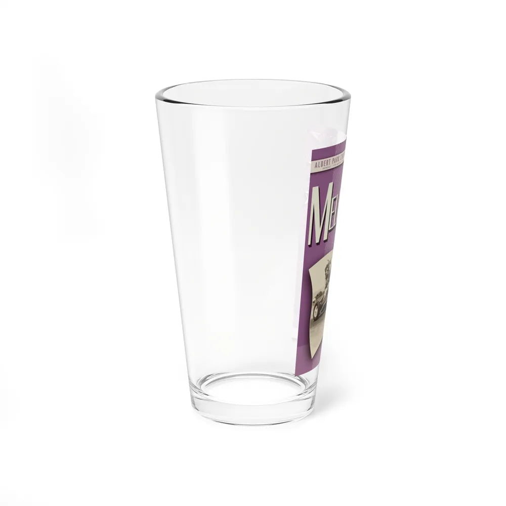 Motorsport Poster 105 - Pint Glass 16oz-Go Mug Yourself