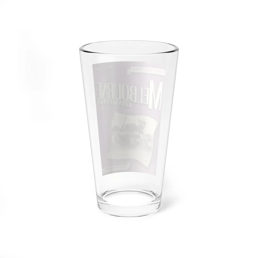 Motorsport Poster 105 - Pint Glass 16oz-Go Mug Yourself