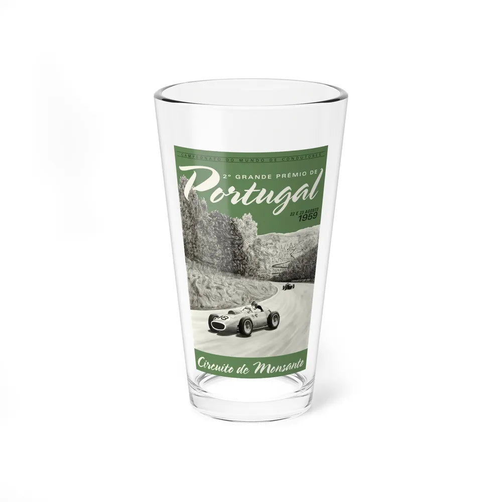 Motorsport Poster 108 - Pint Glass 16oz-16oz-Go Mug Yourself