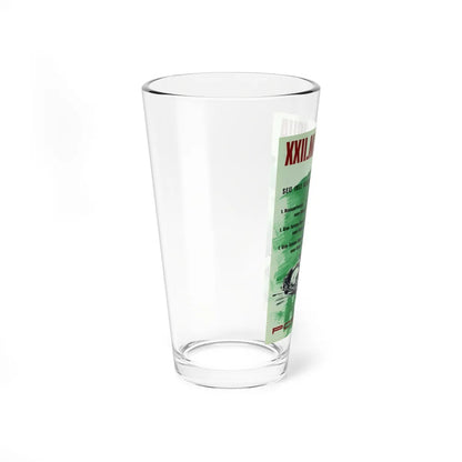 Motorsport Poster 11 - Pint Glass 16oz-Go Mug Yourself